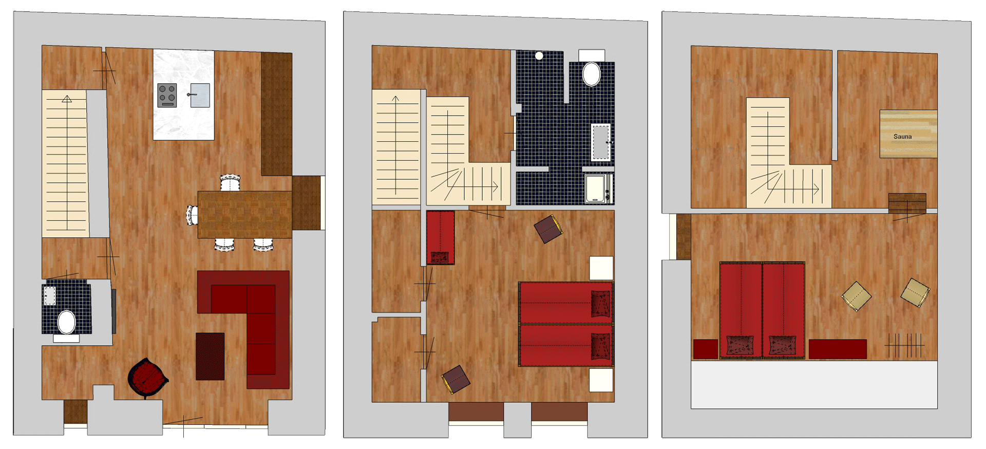 Additional bedrooms and bathrooms