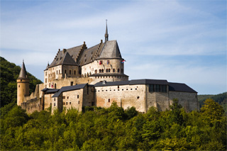 mittelalterliche Burg in Luxemburg