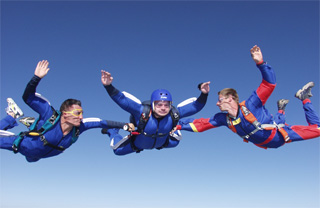 skydiving tandemspringen